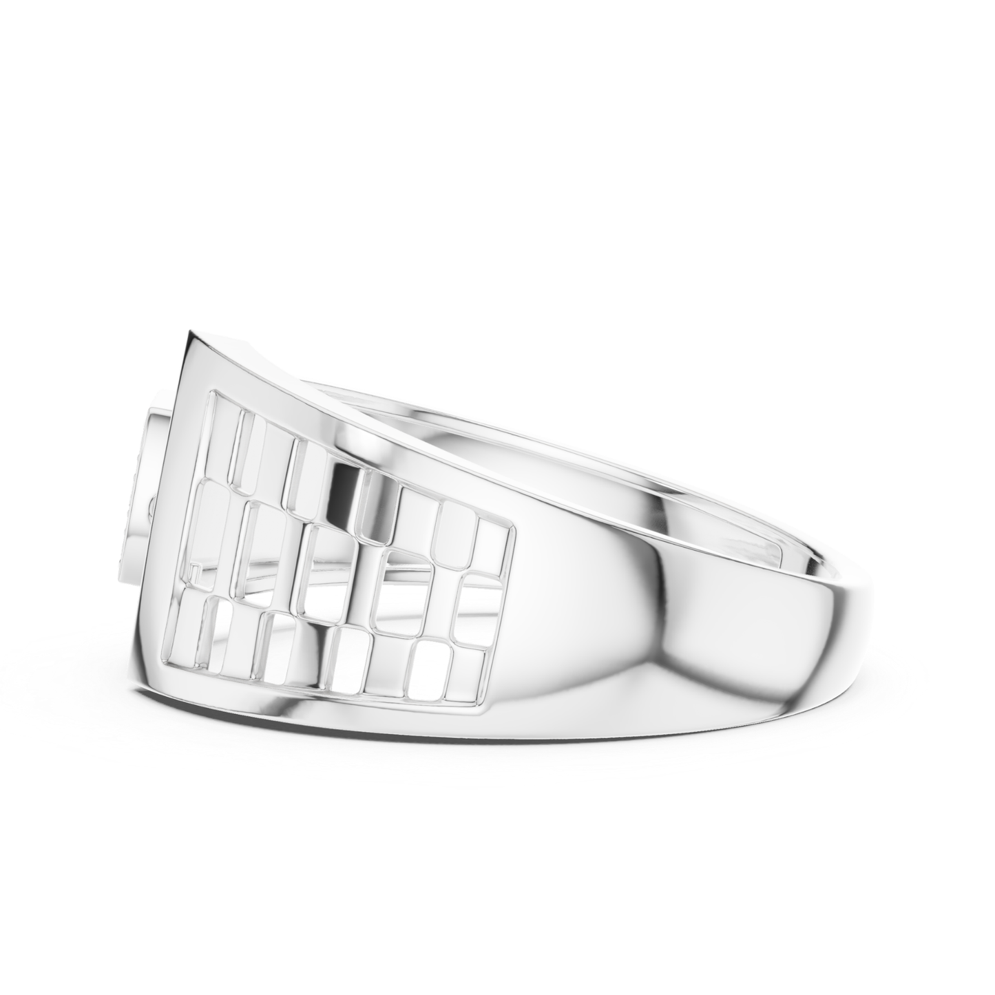 Men's Round Diamond Statement Rings | Modern Luxury Style