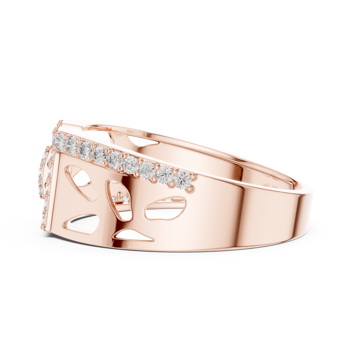 Luxury Diamond Open Band | Contemporary Statement Jewelry