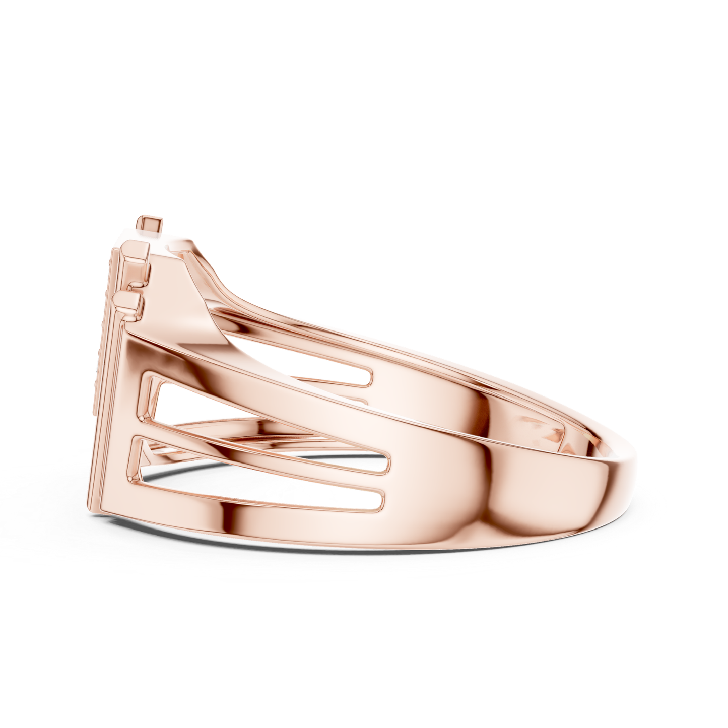 Modern Geometric Diamond Band | Luxury Statement Style