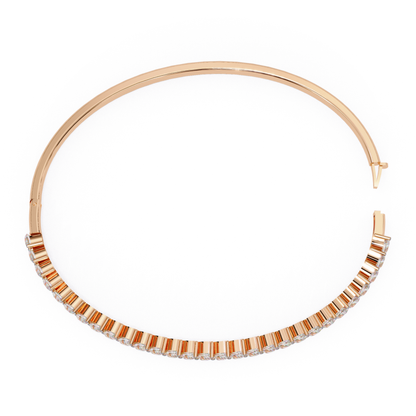 Elegant Glow Diamond Bangle | Radiant Luxury for Every Wrist