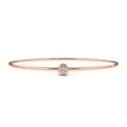 Klassisches Einzel-Diamantarmband | Edler Luxus aus 18K und 14K Gold