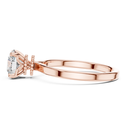 Round Diamond Classic Band Ring | 18K Gold Fine Jewelry