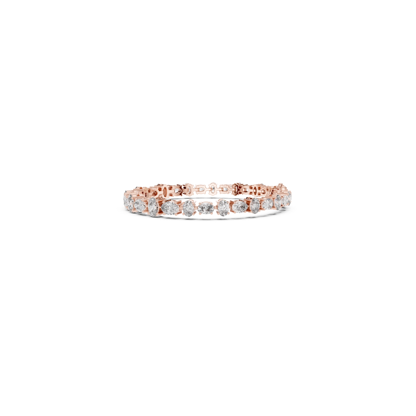 Oval Cut Diamond Tennis Bracelet | Luxury Elegance Style