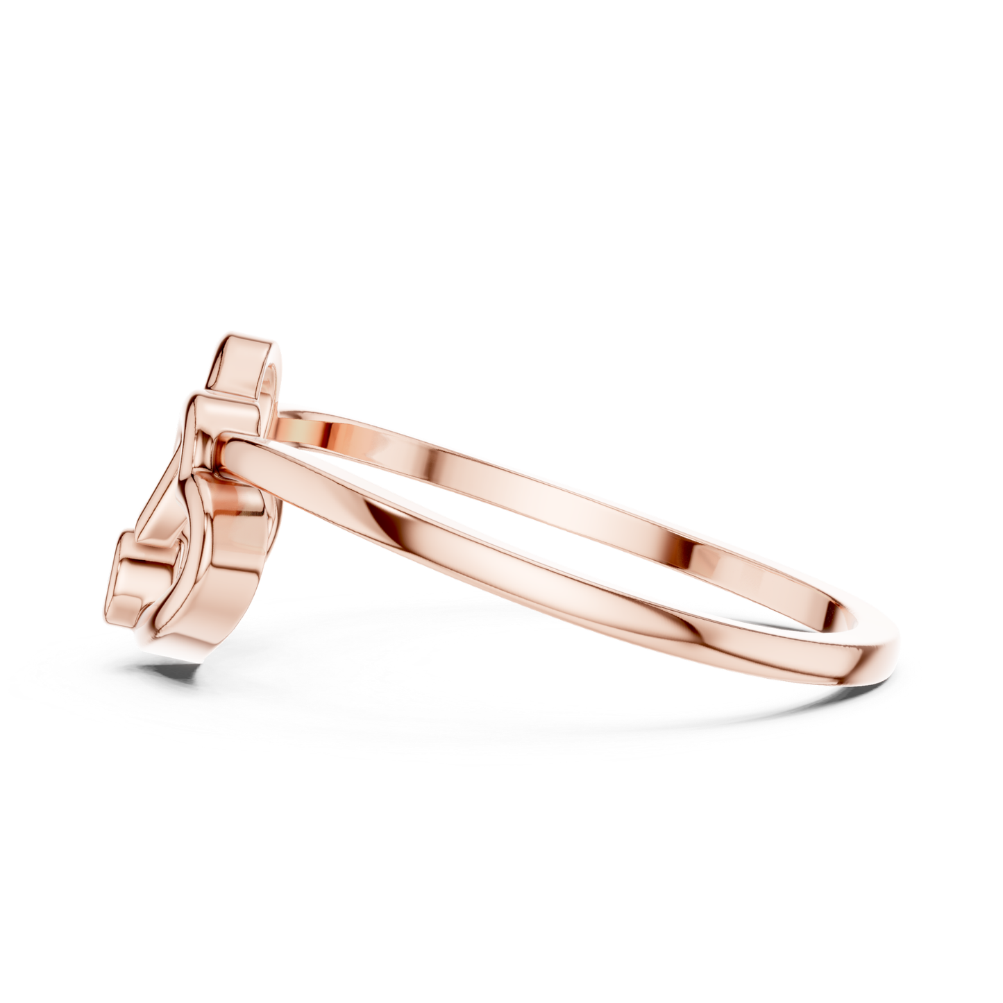 Double Heart Diamond Open Ring | Elegant Love Jewelry Style