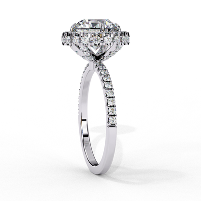 Halo ring with pave diamonds
Round diamond halo with band diamonds
Elegant halo ring with side stones
White gold halo setting with pave diamonds
Pave band with center diamond halo
Diamond halo ring with diamond shank
Halo ring with diamonds on the band
Round diamond halo with pave accents
Shinning halo ring with pave details
Diamond ring with halo and pave band