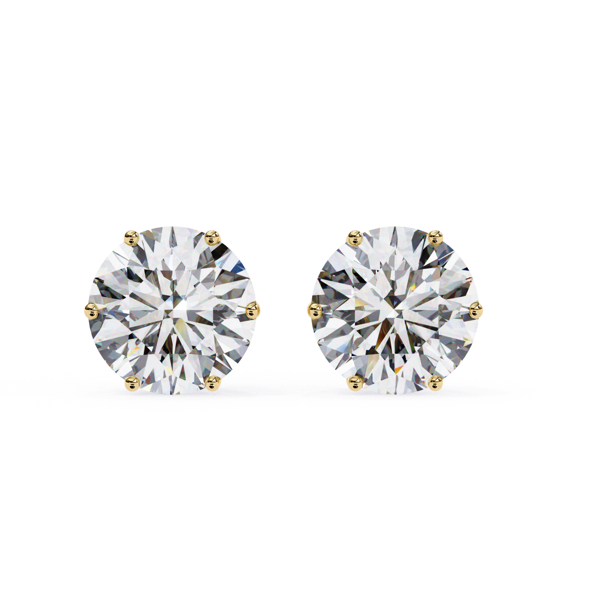 Pair of diamond stud earrings