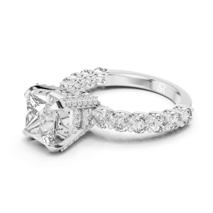 Geometric diamond ring white gold
White gold geometric diamond ring side view
Geometric diamond ring with round band stones
White gold diamond ring angled side
Geometric diamond ring detailed setting
White gold diamond ring band diamonds
Geometric diamond ring close side detail
White gold diamond ring fine finish
Geometric diamond ring luxury band
White gold diamond ring product view