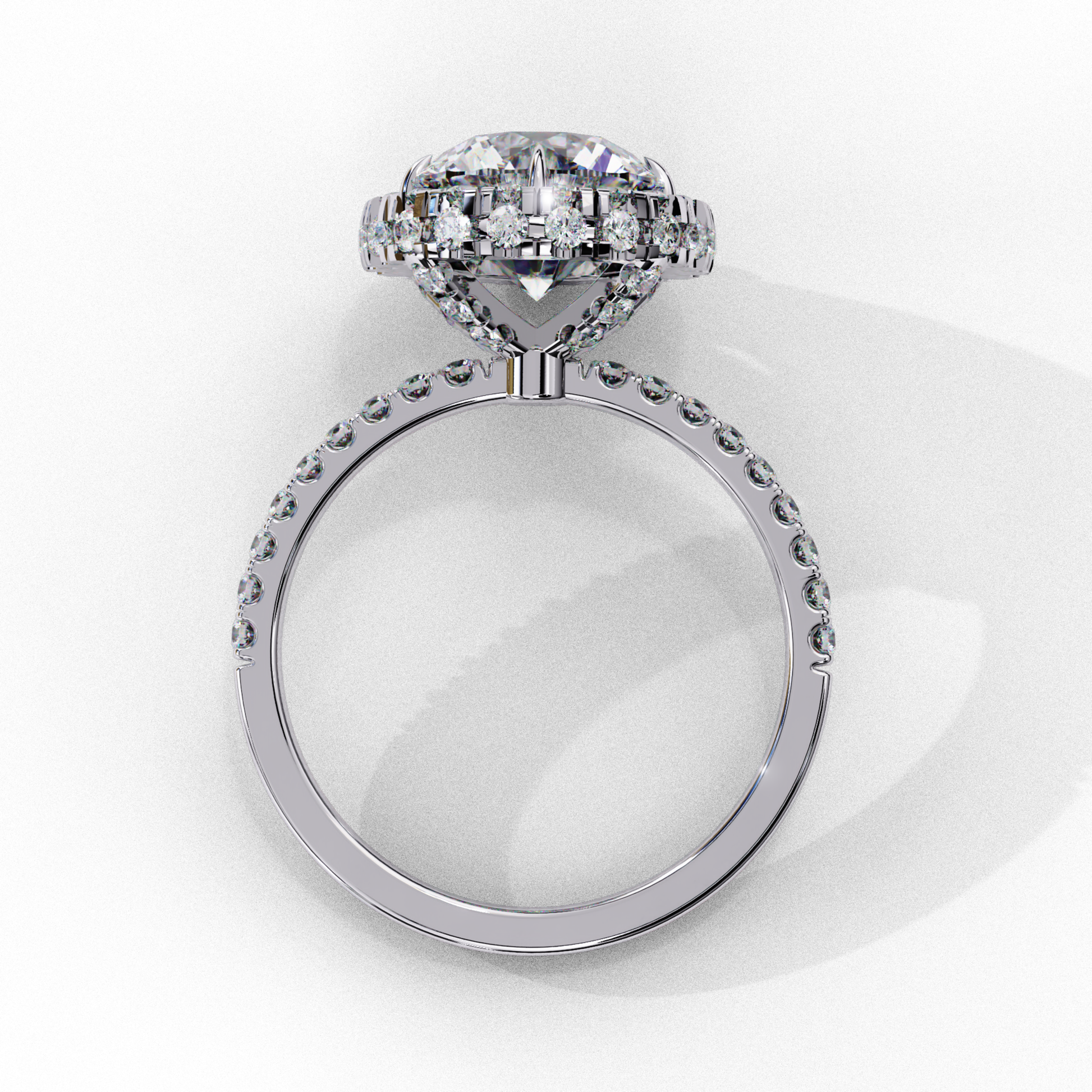Round diamond in halo with pave band
Diamond center in halo with pave detailing
Halo ring with pave accents
Round diamond halo with pave band
Diamond halo with pave sides
Halo ring with pave diamonds
Round diamond in pave halo setting
Diamond halo with pave band
Halo engagement ring with pave accents
Round diamond set in pave halo
