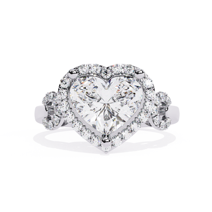 Heart diamond white ring
White ring with heart diamond
Heart shape diamond ring
Diamond heart ring front view
White band heart diamond
Heart diamond ring design
Diamond ring heart center
Heart diamond ring close view
White metal heart diamond ring
Heart diamond jewellery ring