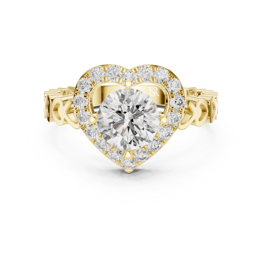 Heart shape halo ring with round diamond
Round diamond in heart shape halo ring
Heart outline halo round diamond ring
Heart shape setting round diamond ring
Round diamond heart halo front view
Heart frame halo ring round center
Round diamond heart shape halo design
Heart style halo ring round stone
Heart shape halo with round diamond
Round diamond heart halo ring close