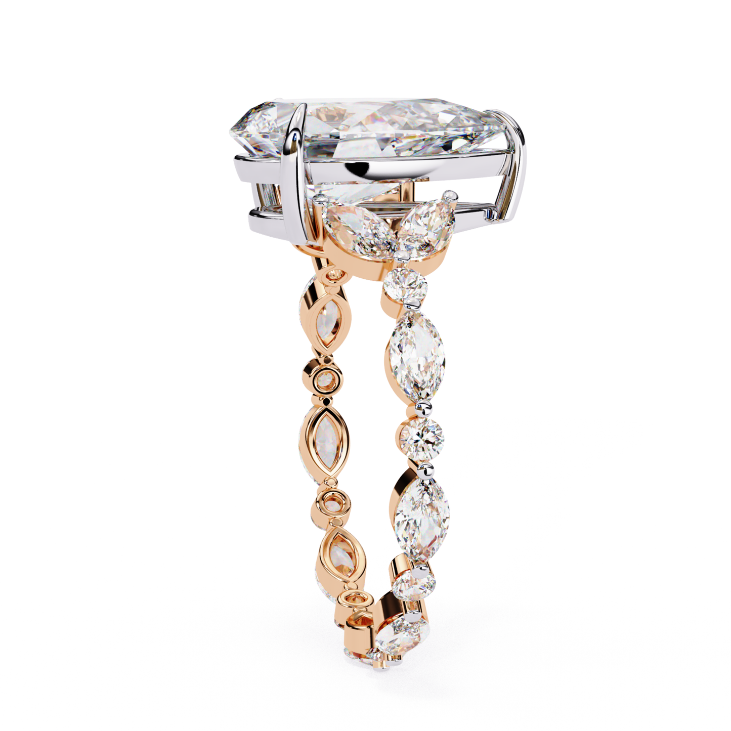 Rose gold ring with marquise round diamonds
Marquise and round diamonds in rose gold
Round marquise diamond band in rose gold
Rose gold band with marquise round stones
Elegant marquise round diamond ring
Rose gold ring with marquise round cuts
Round marquise diamonds set in rose gold
Rose gold ring with marquise round gems
Rose gold band with round marquise diamonds
Marquise round diamonds in rose gold