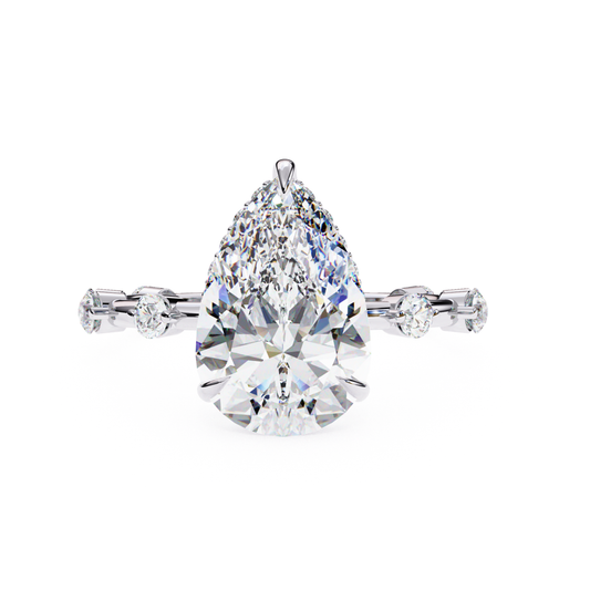 Pear diamond ring
White gold pear diamond
Elegant pear diamond band
Pear cut diamond on white gold
Shiny pear diamond ring
White gold diamond ring
Solitaire pear cut diamond
Classic pear diamond setting
Pear diamond in white gold band
Luxurious pear diamond