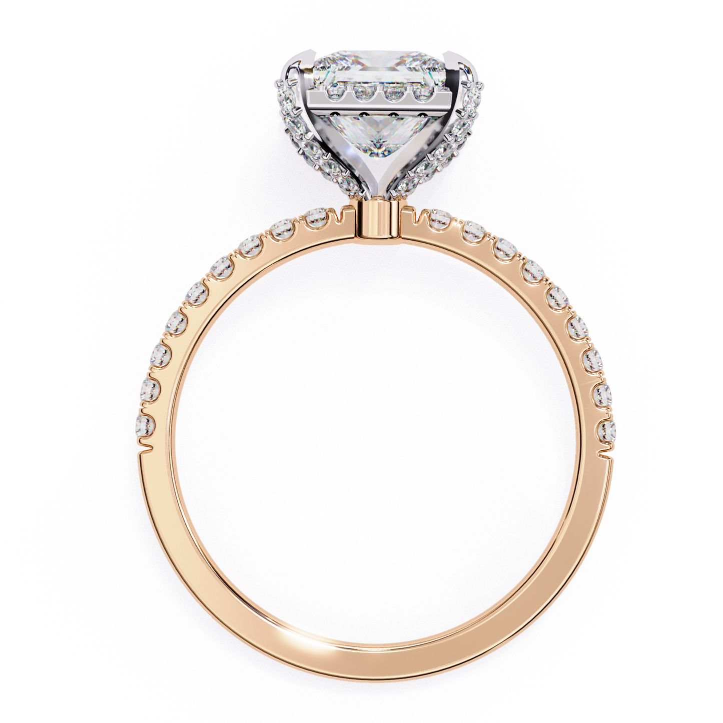 Princess diamond ring
Diamond engagement ring
Princess cut diamond
Rose gold diamond ring
Fine jewelry ring
Diamond ring profile
Bridal diamond ring
Classic diamond ring
Luxury diamond ring
Center diamond ring