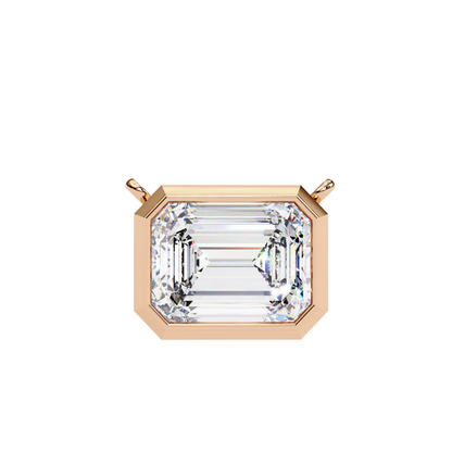 Regal Radiance Lab Grown Diamond Pendant with Chain