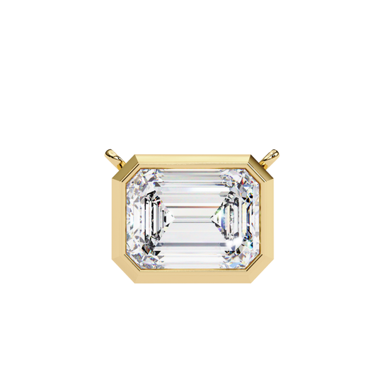 Regal Radiance Lab Grown Diamond Pendant with Chain