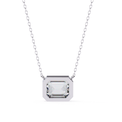 Regal Radiance Lab Grown Diamond Pendant with Chain