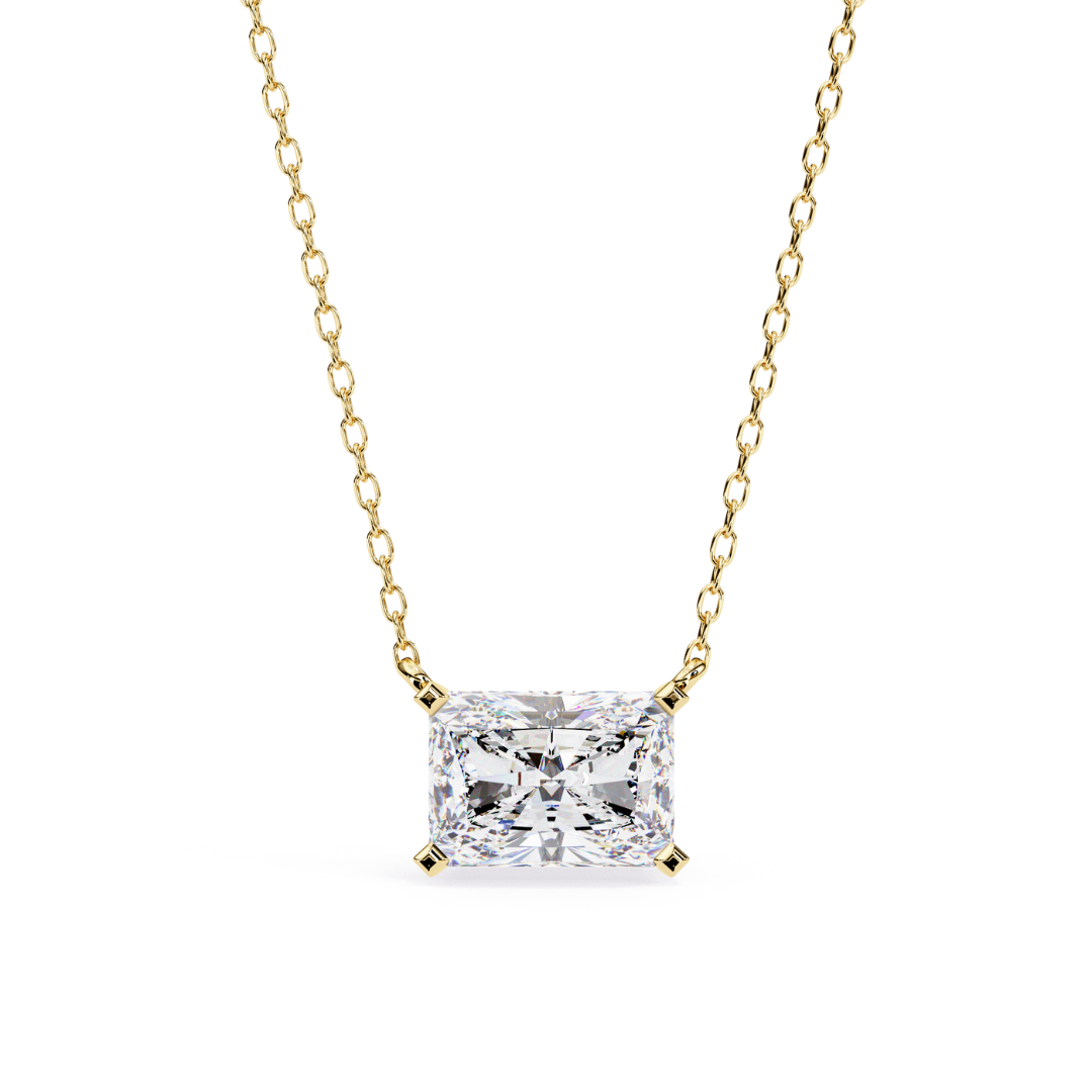 Royal Prism Lab Grown Diamond Pendant with Chain