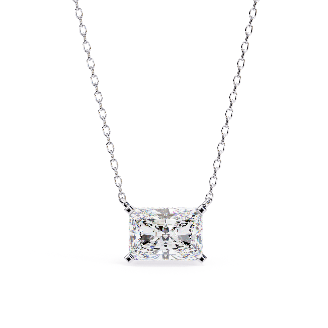 Royal Prism Lab Grown Diamond Pendant with Chain