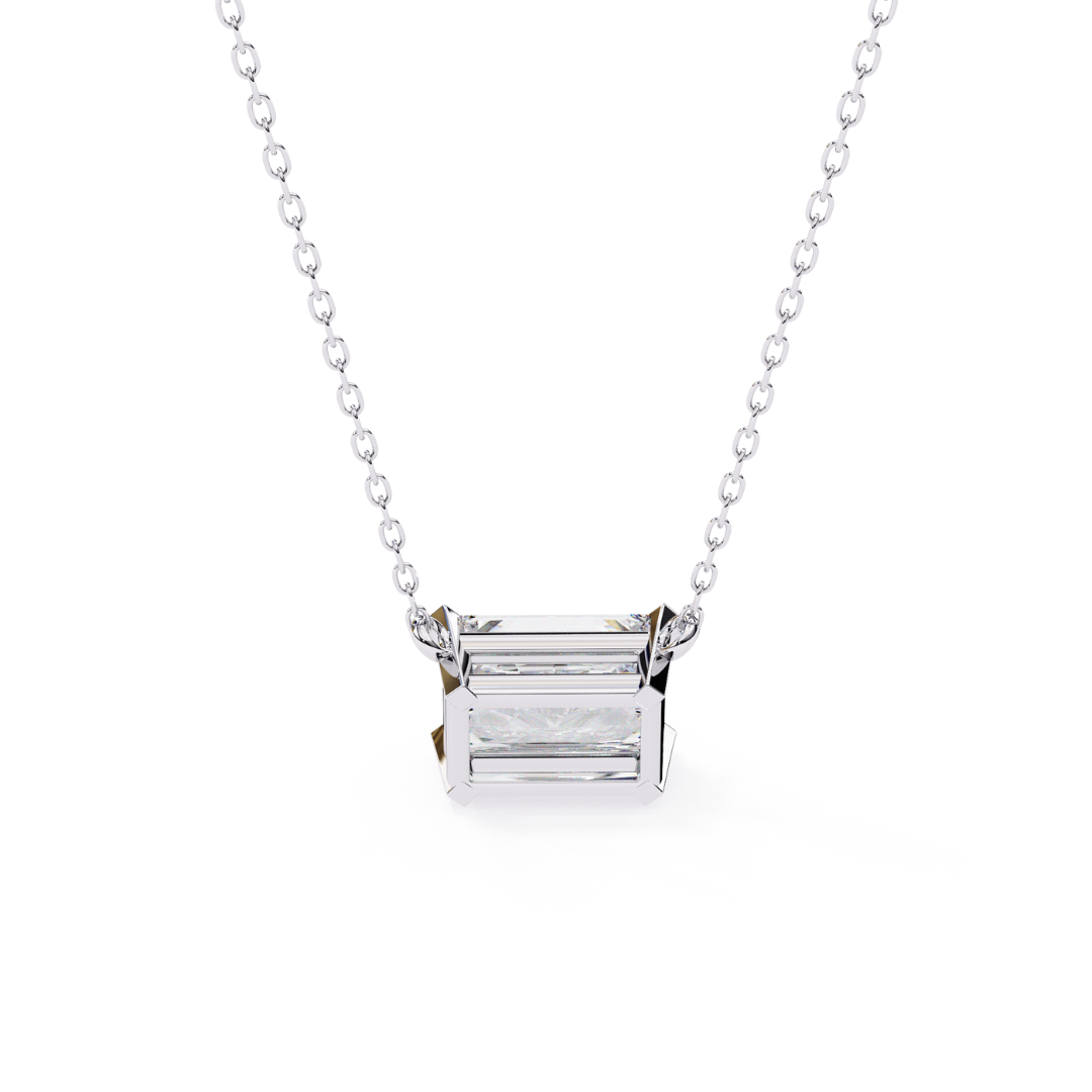 Royal Prism Lab Grown Diamond Pendant with Chain