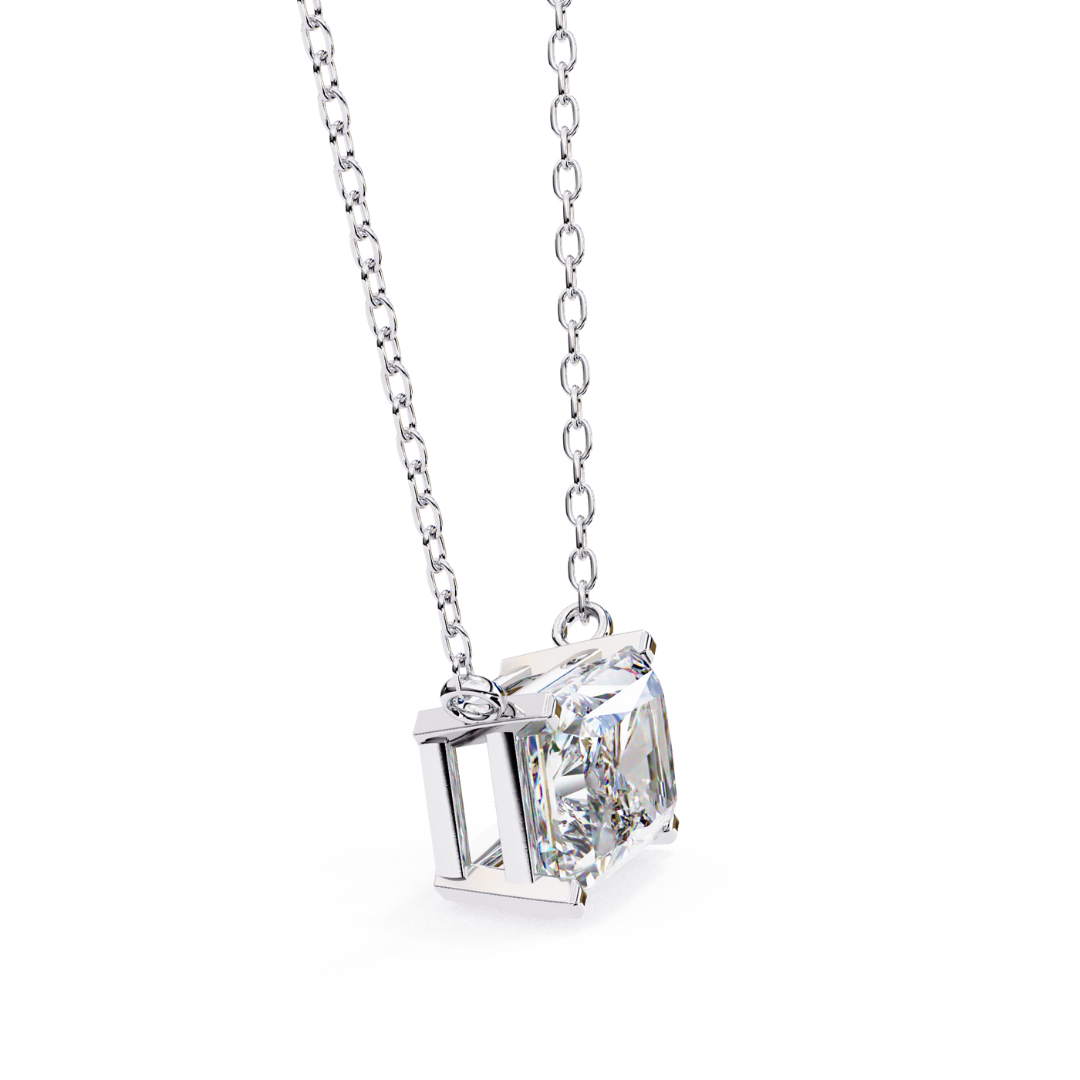 Royal Prism Lab Grown Diamond Pendant with Chain