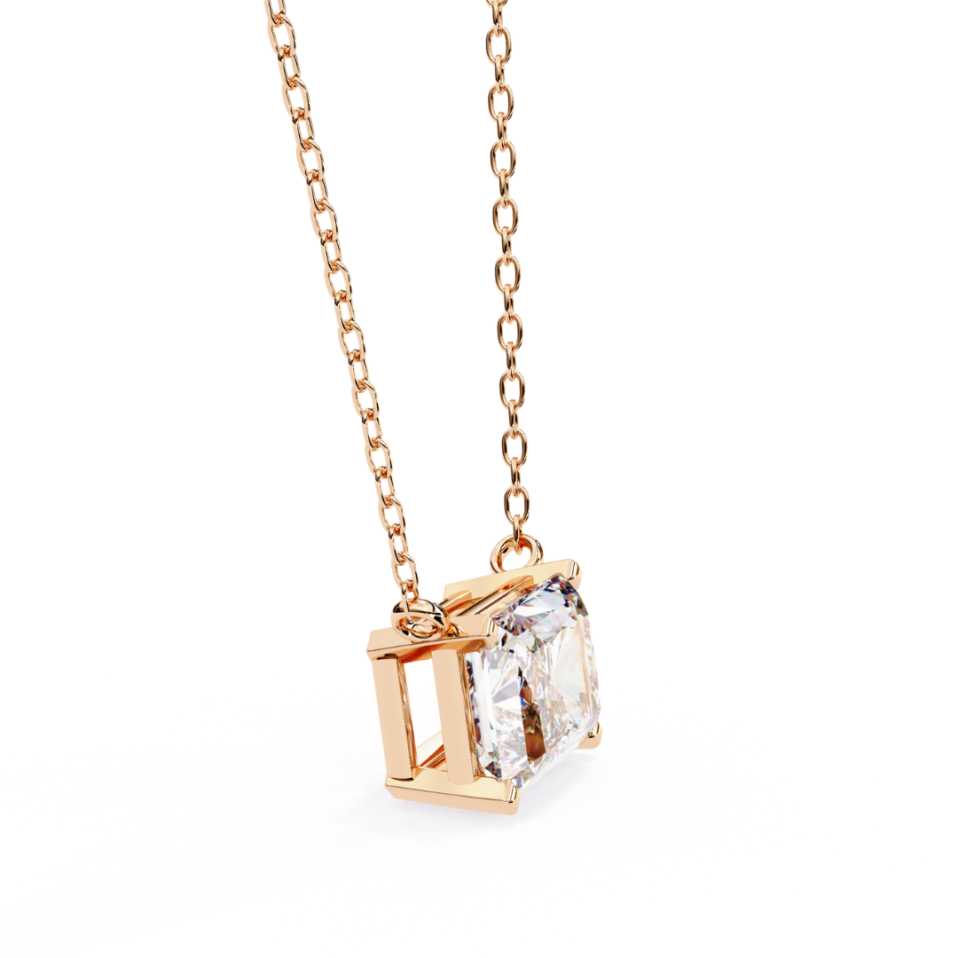Royal Prism Lab Grown Diamond Pendant with Chain