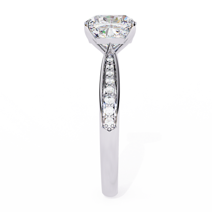 Nova Glow Diamond Ring in White Gold