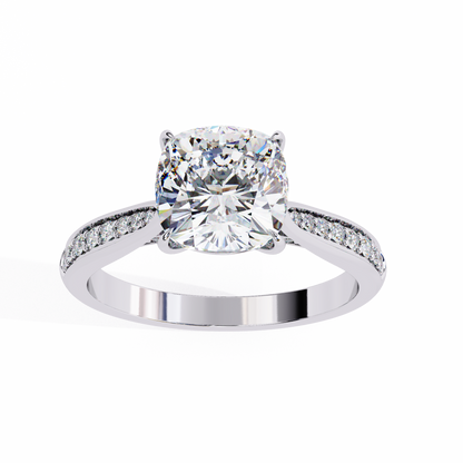 Nova Glow Diamond Ring in White Gold
