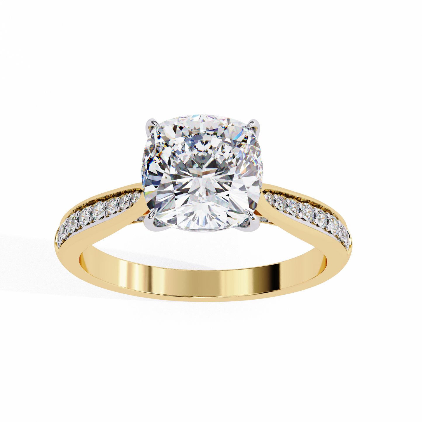 Nova Glow Diamond Ring in Yellow Gold