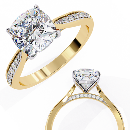 Nova Glow Diamond Ring in Yellow Gold