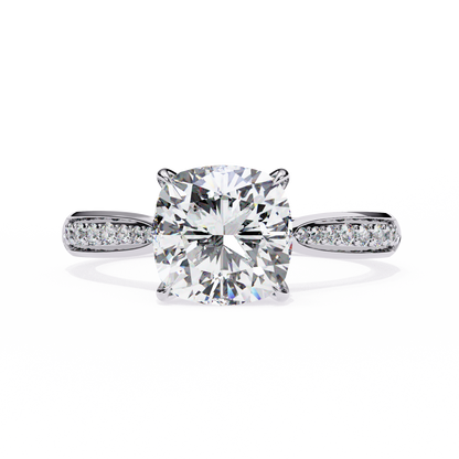 Nova Glow Diamond Ring in White Gold