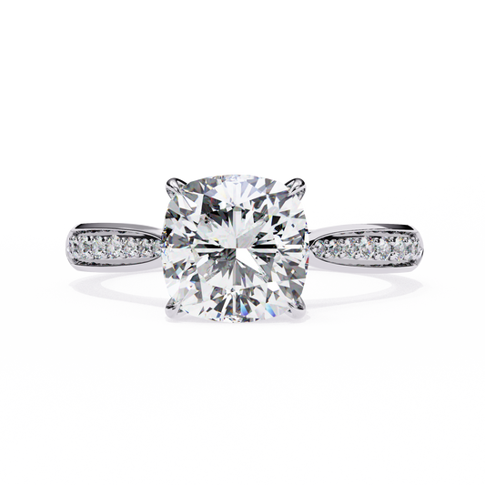 Nova Glow Diamond Ring in White Gold