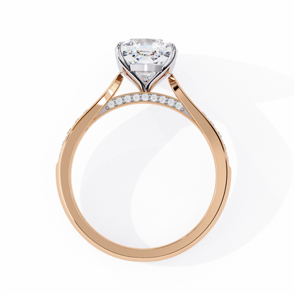Nova Glow Diamond Ring in Rose Gold