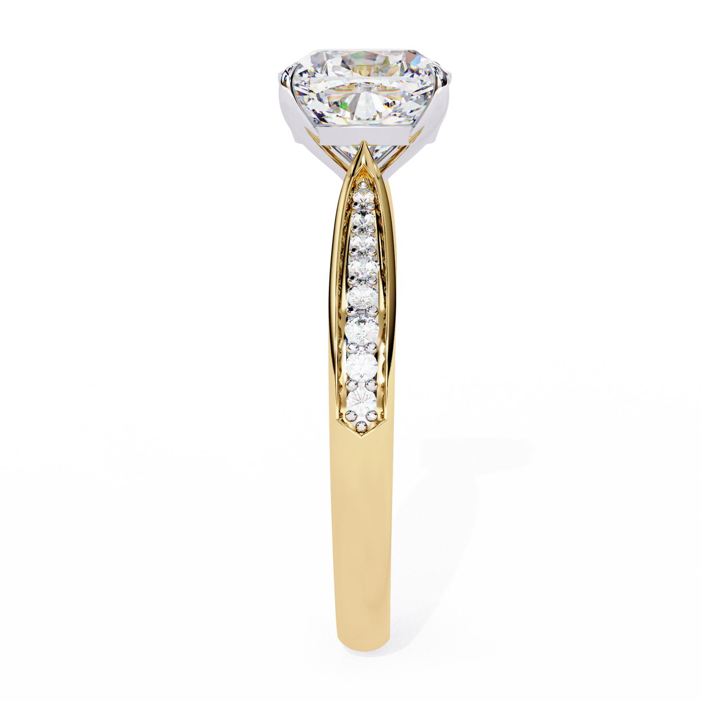 Nova Glow Diamond Ring in Yellow Gold