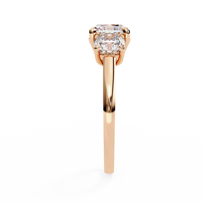 Bliss Stunning Diamond Ring in Rose Gold