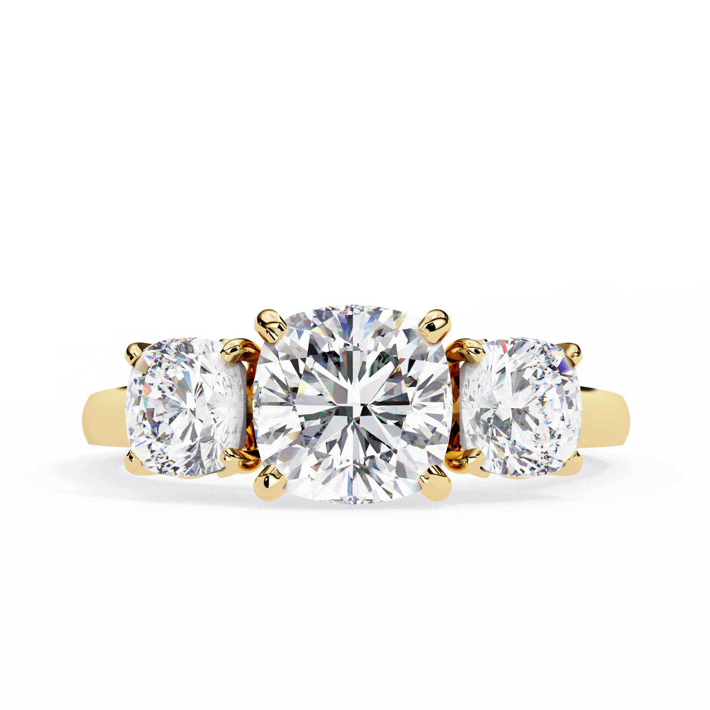 Bliss Stunning Diamond Ring in Yellow Gold