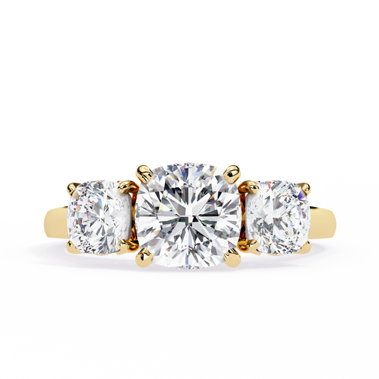 Bliss Stunning Diamond Ring in Yellow Gold