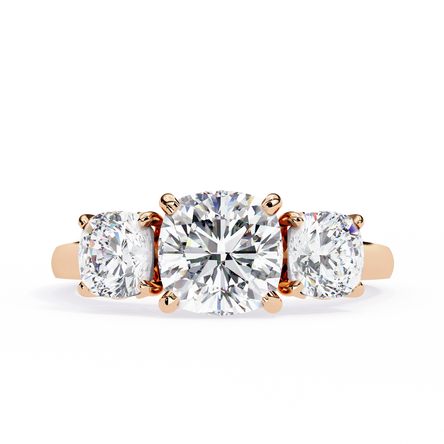 Bliss Stunning Diamond Ring in Rose Gold