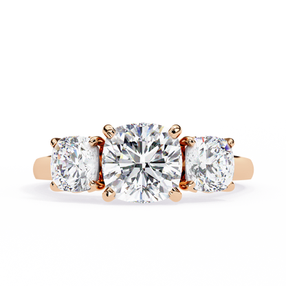 Bliss Stunning Diamond Ring in Rose Gold