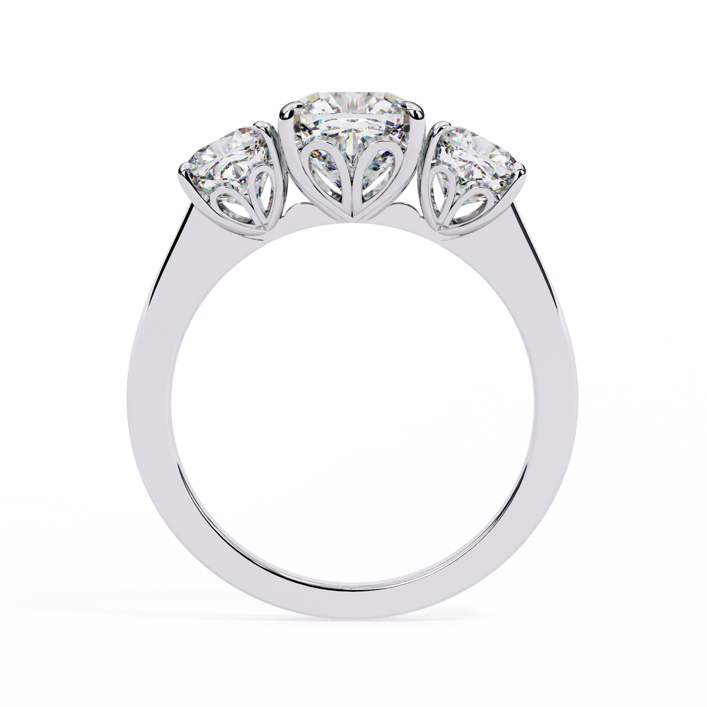 Bliss Stunning Diamond Ring in White Gold