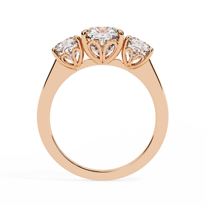 Bliss Stunning Diamond Ring in Rose Gold