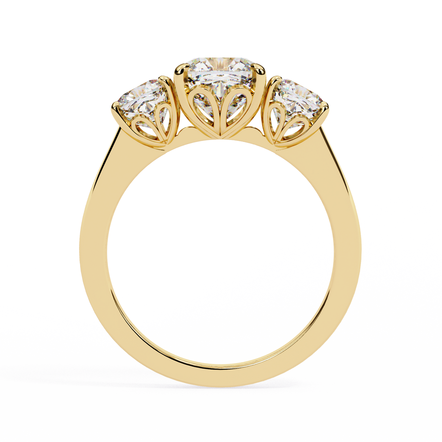 Bliss Stunning Diamond Ring in Yellow Gold