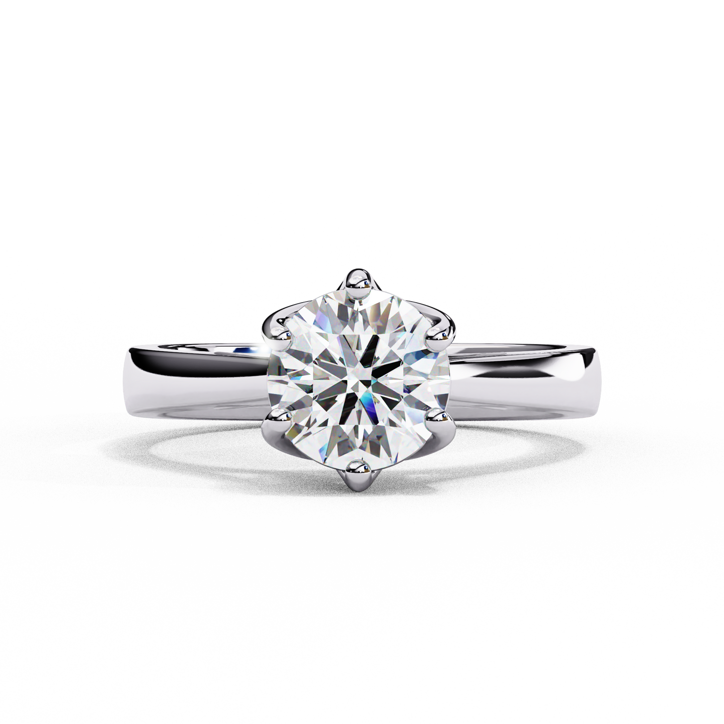 Diamond Majesty Ring in White Gold