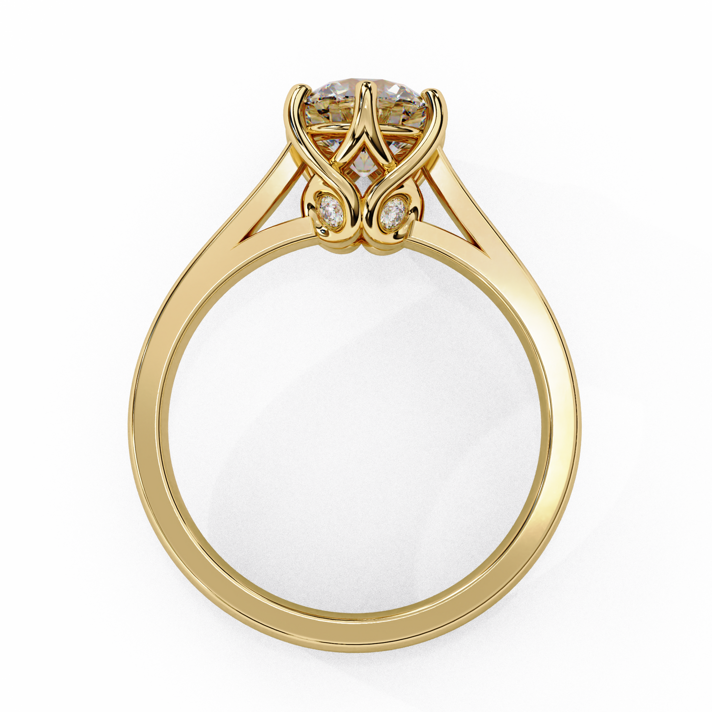 Diamond Majesty Ring in Yellow Gold