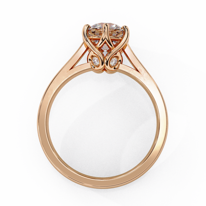 Diamond Majesty Ring in Rose Gold