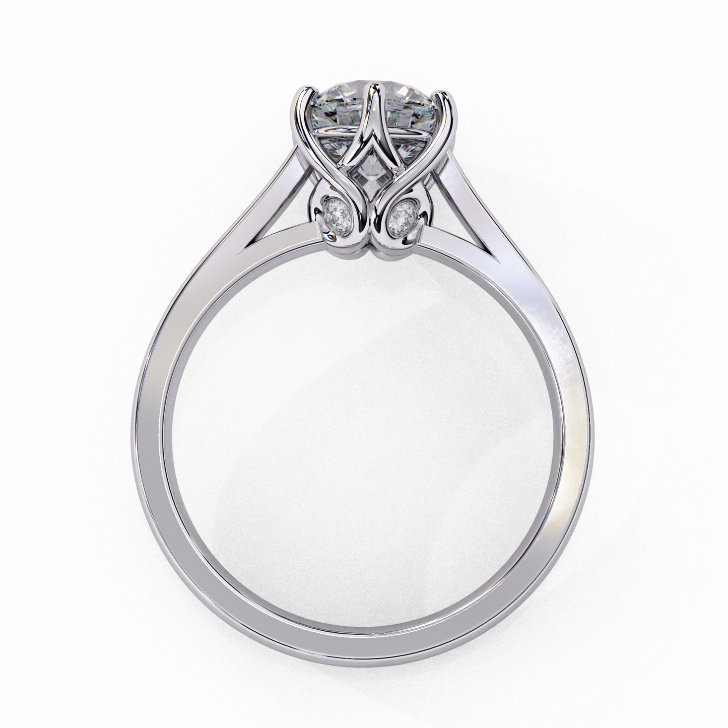 Diamond Majesty Ring in White Gold