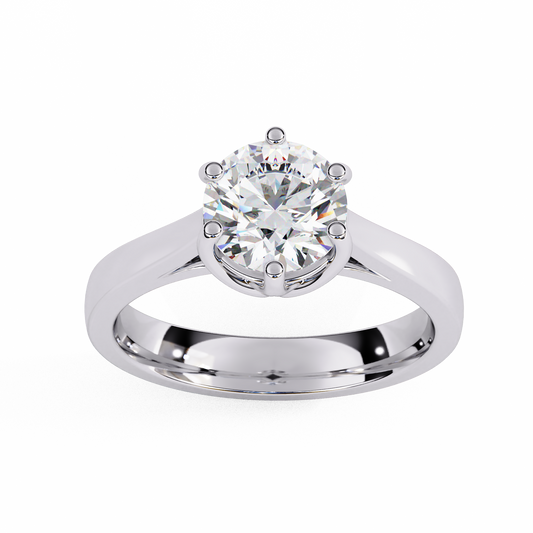 Diamond Majesty Ring in White Gold