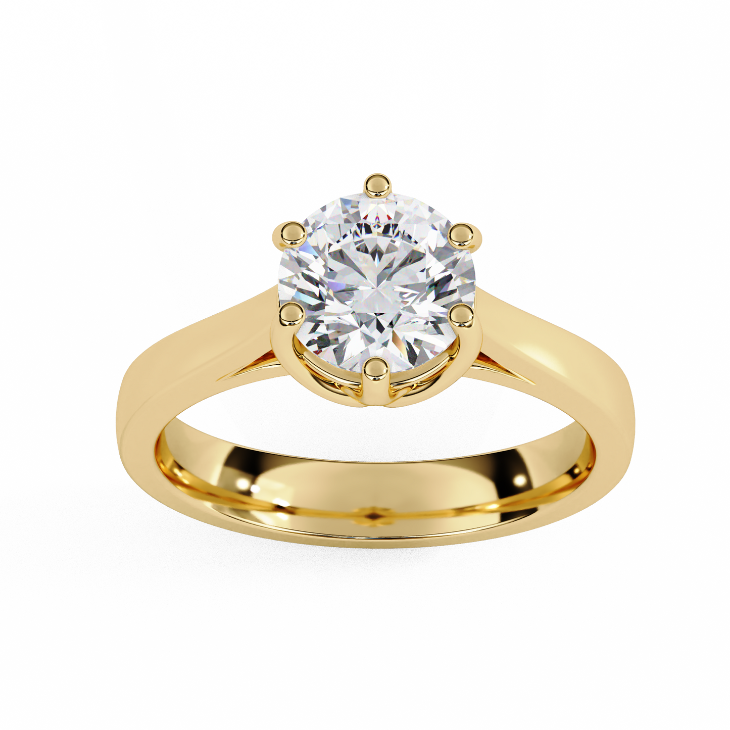 Diamond Majesty Ring in Yellow Gold