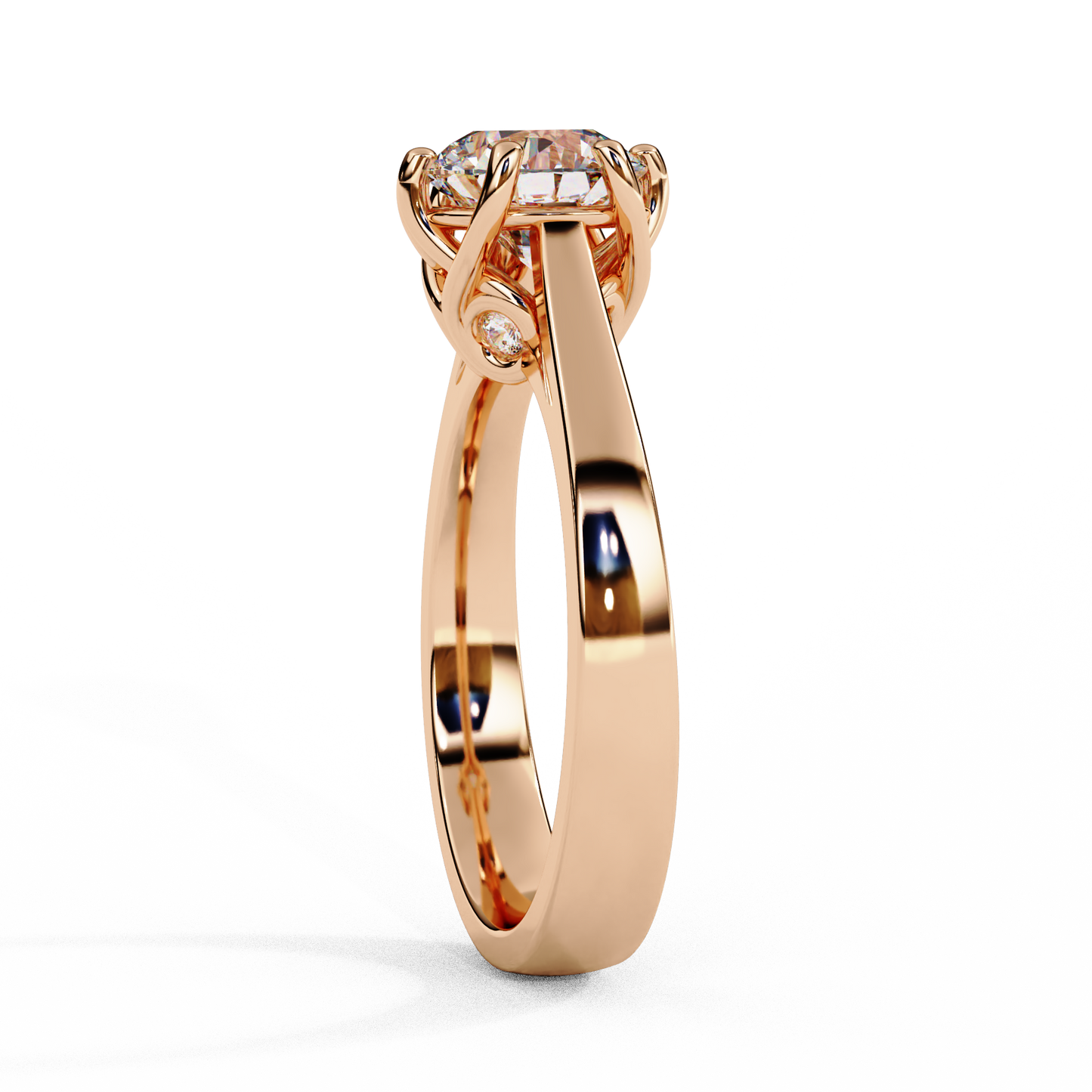 Diamond Majesty Ring in Rose Gold