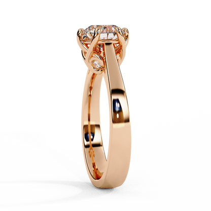 Diamond Majesty Ring in Rose Gold