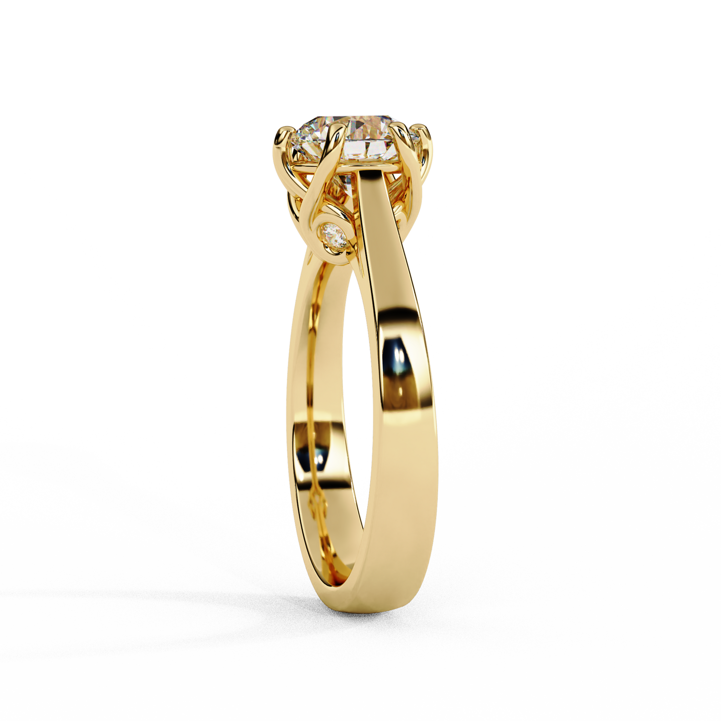 Diamond Majesty Ring in Yellow Gold